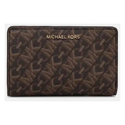 Peněženka MICHAEL Michael Kors hnědá barva, 32R4G8ED6B