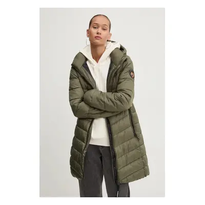 Bunda Superdry dámská, zelená barva, přechodná, W5011719A-8MI