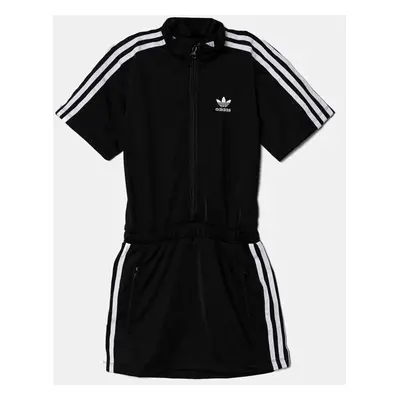 Dívčí šaty adidas Originals černá barva, mini, JD5823