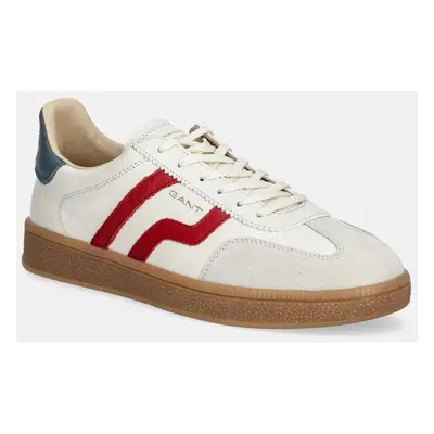 Kožené sneakers boty Gant Cuzima bílá barva, 30531954.G319