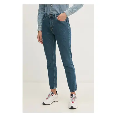 Džíny Pepe Jeans TAPERED JEANS HW VIOLET dámské, high waist, PL204591EF2