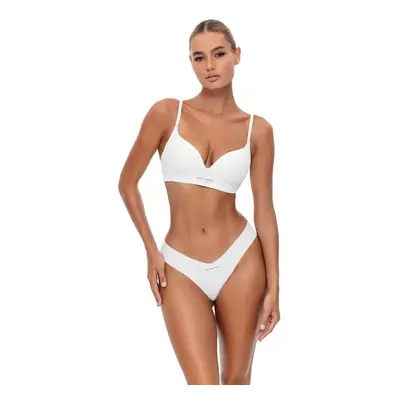 Podprsenka GOD SAVE QUEENS SECOND SKIN BRA WIRE-FREE bílá barva, GSQ-135-114