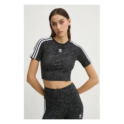 Tričko adidas Originals SNAKE BABY TEE šedá barva, JI8408