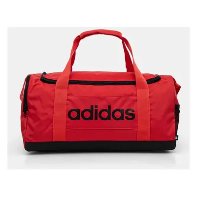 Taška adidas Linear Duffel červená barva, IN6113