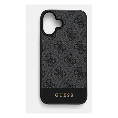 Obal na telefon Guess iPhone 16 Plus 6.7 šedá barva, GUHCP16MG4GLGR