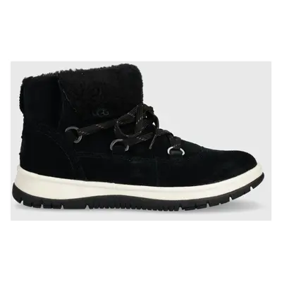 Sněhule UGG Lakesider Heritage Lace černá barva, 1143836