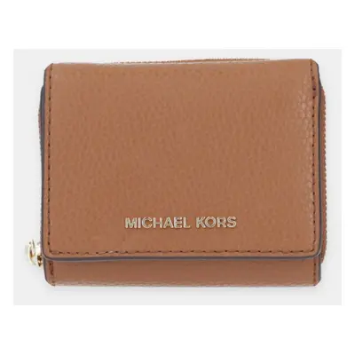 Kožená peněženka MICHAEL Michael Kors hnědá barva, 32S4G8ED8L