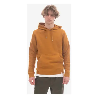 Bavlněná mikina Norse Projects Vagn Classic Hood N20-1276 8127 pánská, žlutá barva, s kapucí, hl