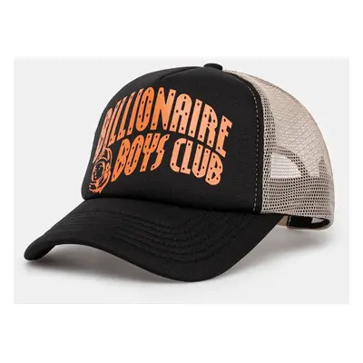 Kšiltovka Billionaire Boys Club Arch Logo Trucker Cap černá barva, s potiskem, B24471