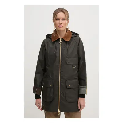 Bunda Barbour Highclere Wax Jacket dámská, přechodná, LWX1262