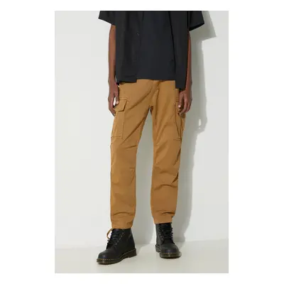 Kalhoty Alpha Industries Squad Pant pánské, béžová barva, jednoduché, 188202