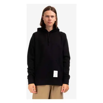 Bavlněná mikina Norse Projects Kristian Tab Series Hood N20-1294 9999 pánská, černá barva, s kap