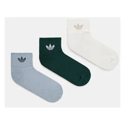 Ponožky adidas Originals 3-pack bílá barva, JI9494