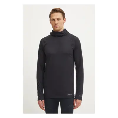 Funkční triko s dlouhým rukávem Burton Midweight X Base Layer Long Neck Hoodie černá barva, 2220