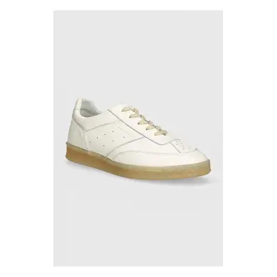 Kožené sneakers boty MM6 Maison Margiela bílá barva, SH1WS0003.P7016