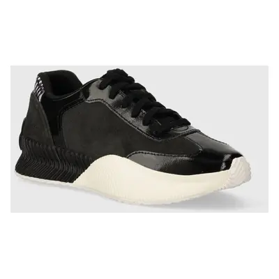 Semišové sneakers boty Sorel ONA BLVD CLASSIC WP černá barva, 2083081010