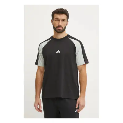 Tričko adidas Essential Colorblock černá barva, JD8060