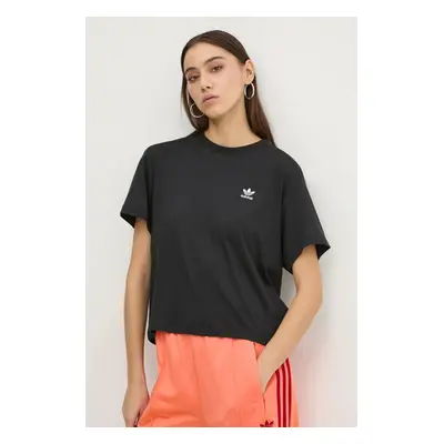 Tričko adidas Originals SNAKE TRF TEE černá barva, JC5748