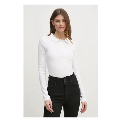 Body Calvin Klein Jeans dámské, béžová barva, J20J224457