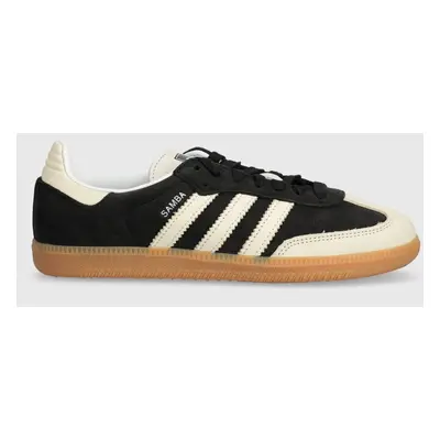 Sneakers boty adidas Originals Samba OG černá barva, IE5836