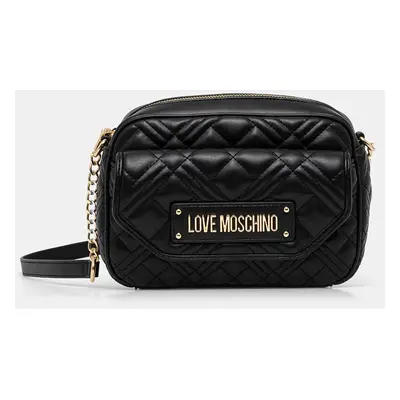 Kabelka Love Moschino černá barva, JC4374PP0L