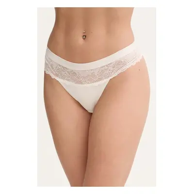 Tanga Calvin Klein Underwear bílá barva, 000QF7980E