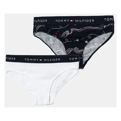 Dětské kalhotky Tommy Hilfiger 2-pack tmavomodrá barva, UG0UG00751