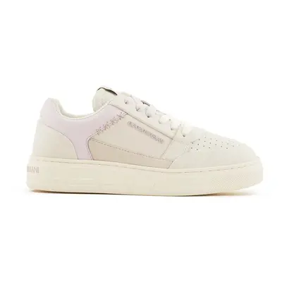 Kožené sneakers boty Emporio Armani béžová barva, X3X211 XR101 C657