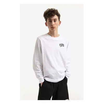 Bavlněné tričko s dlouhým rukávem Billionaire Boys Club Small Arch Logo L/S Tee bílá barva, s po