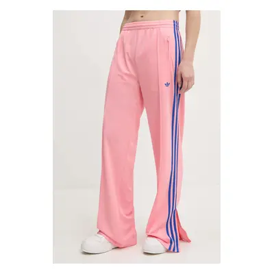 Tepláky adidas Originals Firebird růžová barva, s aplikací, JP2312