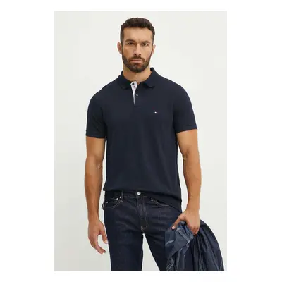 Polo tričko Tommy Hilfiger tmavomodrá barva, MW0MW34753