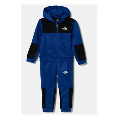 Dětská tepláková souprava The North Face EASFZ SET modrá barva, NF0A8783CZ61