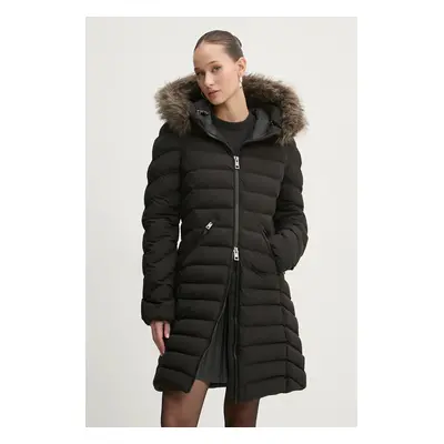 Bunda Superdry dámská, černá barva, zimní, W5011789A-02A