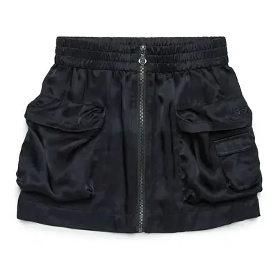 Dětská sukně Diesel GOMIRTYS SKIRT černá barva, mini, J02208