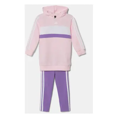 Dětská souprava adidas růžová barva, JC7502