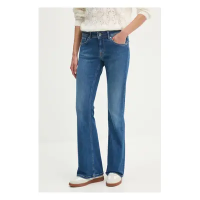 Džíny Pepe Jeans FLARE LW PIMLICO dámské, high waist, PL204736IA0