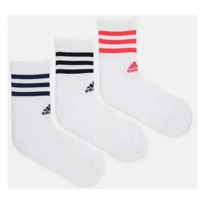 Ponožky adidas Essentials 3-pack bílá barva, JC8839