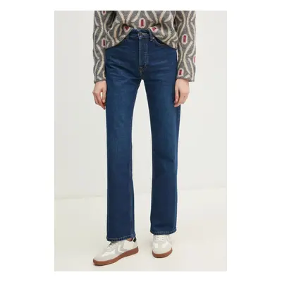 Džíny Pepe Jeans STRAIGHT JEANS HW ROBYN dámské, high waist, PL204901EF1