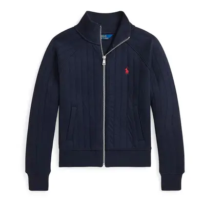 Dětská mikina Polo Ralph Lauren tmavomodrá barva, hladká, 313952089001