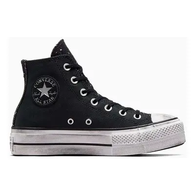 Kecky Converse Chuck Taylor All Star Lift dámské, černá barva, A06450C