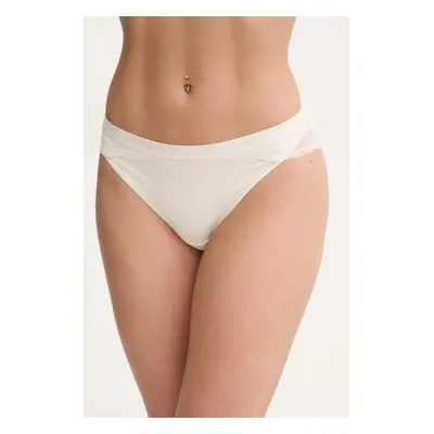 Kalhotky Calvin Klein Underwear bílá barva, průhledné, 000QF7979E