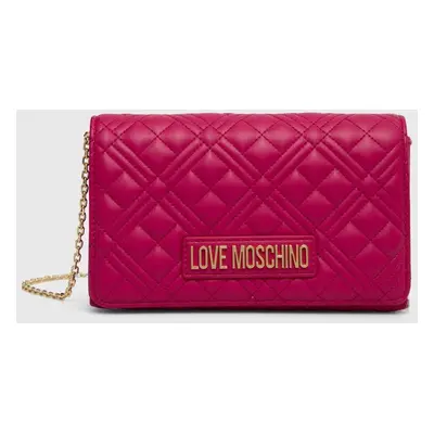 Kabelka Love Moschino růžová barva, JC4079PP1LLA0000