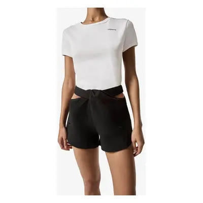 Kraťasy Coperni x Puma dámské, černá barva, hladké, high waist, 626689