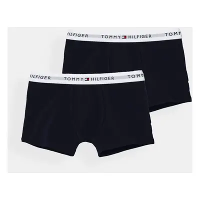 Dětské boxerky Tommy Hilfiger 2-pack tmavomodrá barva, UB0UB00549