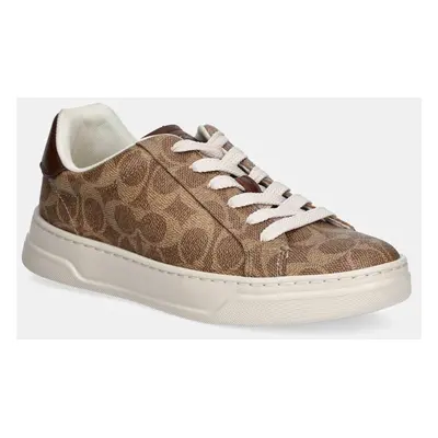 Sneakers boty Coach High Line béžová barva, CW970