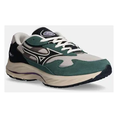 Sneakers boty Mizuno WAVE RIDER zelená barva, D1GA3309