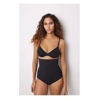 Tvarující kalhotky women'secret SHAPE MICRO BONDING černá barva, 5182801