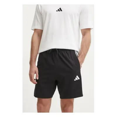 Kraťasy adidas Essentials pánské, černá barva, JD1891