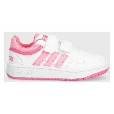 Dětské sneakers boty adidas Originals HOOPS 3.0 CF C růžová barva