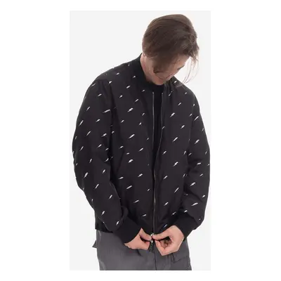 Oboustranná bomber bunda Neil Barett Reversible Oversixed Bomb PBSP051R-U004C 1179 pánská, černá